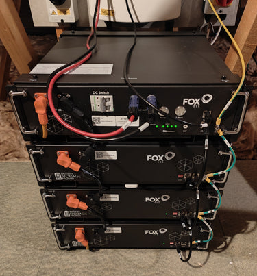 Fox ESS 5kw AC charger with 7.8kWh HV2600 batteries setup